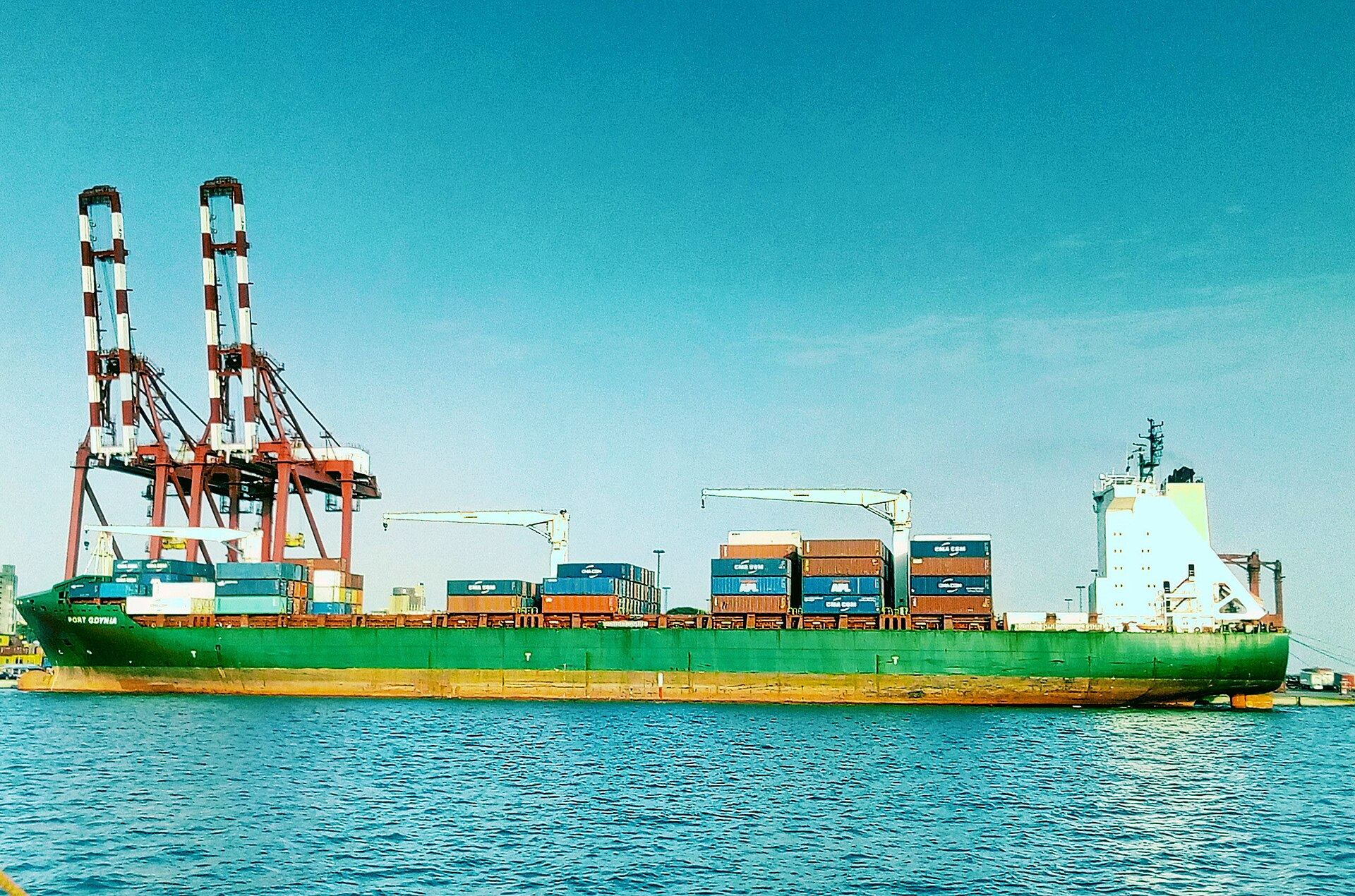 Navire à quai au Port autonome de Conakry